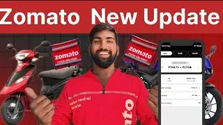 ZOMATO NEW UPDATE | Zomato Full Time Earning 💲 | Zomato Dilevery Boy Food Job Earning