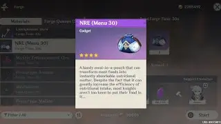 NRE (MENU 30) UNLOCKED | UNLI SPAM HP FOOD | GENSHIN IMPACT