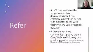 Recognizing Skin Conditions in People Living with Diabetes
