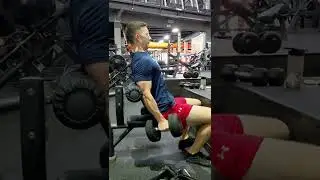High-Intensity Training | Meadows Curl | Heavy Biceps Training! #shorts