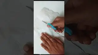 Tissue paper magic' flower