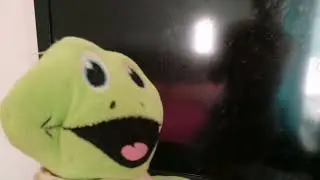 Freddo watches the Disney DVD logo
