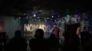 JJ doing one-liners at Nomad's Trailside, March 15, 2019