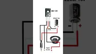 bd 139 transistor amplifier circuit diagram #diycircuit #amplifiercircuit #transistorproject