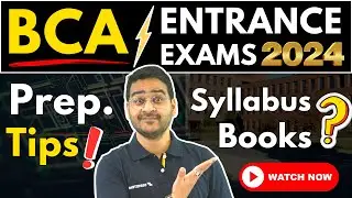 💥All About BCA Entrance Exams 2025? BCA Syllabus, Best Books, Tips! #BCA #BCA2024 #BCAEntranceExams