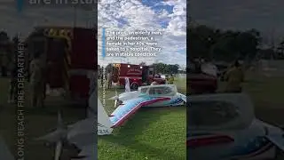Plane makes emergency landing on California soccer field