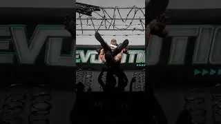 AEW Fight Forever Powerbomb into Deathmatch Barbwire #aewfightforever