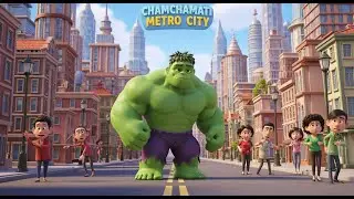 Hulk in Metro City 😱 | Disney Pixar Style Animation | Epic Cinematic Scene 💥