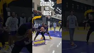 GUARDS vs BIGS at Lakers Practice, Part 2 #BTS #Lakers