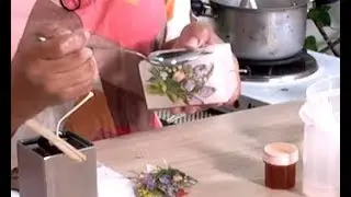 Paso a Paso. Programa 69. Velas decoradas con Carla Rosas 2/3