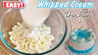 White Chocolate Whipped Cream Frosting. Easy and Delicious! Qaymoqli Krem retsepti
