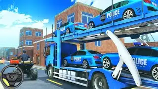 Transporting SUV Vehicles in Cargo Plane - Police Car Air Transporter Simulator - Android Gameplay