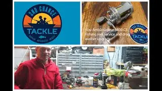 Abu Ambassadeur C3 fishing reel how to service and do a Carbontex drag washer upgrade using a 6500 m