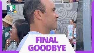 Landon Donovan SMILES while watching Alex Morgan's TRIBUTE video by the SD Wave