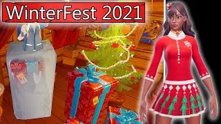 ALL Winterfest 2021 Quests | Christmas Event | Cosmetic *REWARDS* | Fortnite