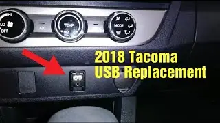 2016 - 2019 TOYOTA TACOMA USB / AUDIO / AUX PORT JACK REPLACEMENT TUTORIAL
