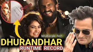DHURANDHAR RUNTIME RECORD: | Dhurandhar Box Office Collection | Dhurandhar2 vs Toxic 