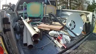 Unloading at the scrap yard!!!!!