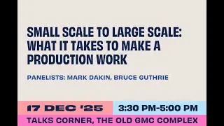 Small Scale to Large Scale: What It Takes to Make a Production Work