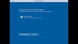 How to fix Task Host Window is preventing shutdown in Windows 11