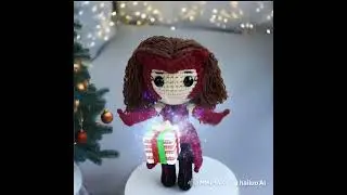 Scarlet Witch Crochet Toy Comes to Life with AI! 🔥🧶