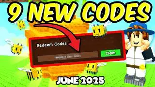 *9 NEW CODES* JUNE 2025 🐝 GROW A GARDEN CODES