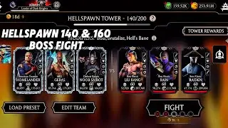 Fatal Hellspawn Tower Boss Battle 140 & 160 Fight + Rewards MK Mobile Round 2