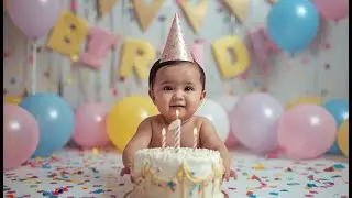 Fun Birthday Song for Kids | Happy Birthday Song | Cute Baby Dance Party! 🎉 | Moony Songs
