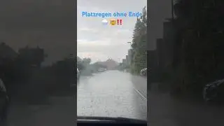 PLATZREGEN ohne ENDE ! #creative #nature #spring #flood #extreme
