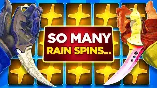 INSANE AMOUNT OF RAIN SPINS IN THIS SESSION (RAIN.GG)