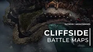 Perilous Cliffs | Animated Battle Map Pack Preview