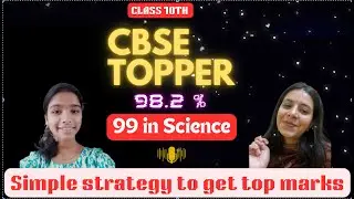 CLASS 10 CBSE Topper interview! 98.6% without any coaching.