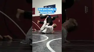 Brown Belt vs Blue Belt #SHORTS