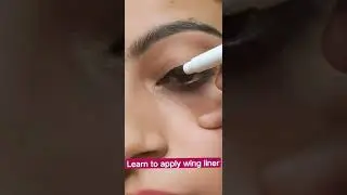 Wing liner on semi hooded eyes💜 #elfliner #sketcheyeliner #peneyeliner #wingliner