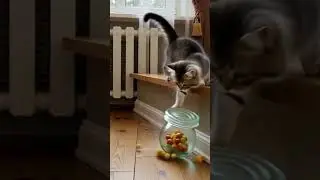 Little Kitten Trying to Get a Candies 🍬🐈