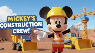 Mickey&rsquo;s Construction Crew 🏗️🚚 | Learn Big Trucks & Teamwork | Fun Kids Cartoon