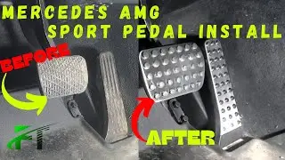 AMG Sport Pedal Install to ANY Mercedes Benz Model l W203, W204, X204, W210,W211, W212