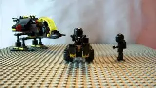 Test of Lego Blacktron Brickfilm