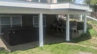 Lake Deck resurface using Trex Pebble Gray