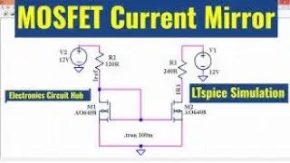 Design a current mirror circuit using LTSPICE