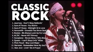 Classic Rock Greatest Playlist 70s 80s 90s | Guns N' Roses, Led Zeppelin, AC/DC, Queen