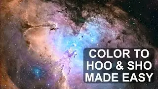 Легко преобразуйте цветные изображения в HOO и SHO с помощью инструмента нормализации узкополосной связи PixInsight