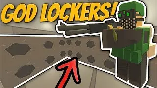 WE RAIDED  MODDED GOD SIZED LOCKERS! - Modded Unturned #16