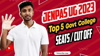 Top 5 Govt. B Sc Nursing Colleges under JENPAS| JENPAS UG 2023 Counselling | Cut Off | Let's Improve
