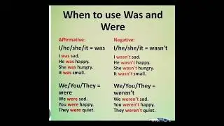 WAS VS WERE | How To Use Was & Were In  English| English Grammar| #short#viral#grammar#easyenglish.