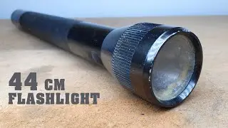 Original German Police flashlight Renovation / Orjinal Alman Polis el feneri yenileme