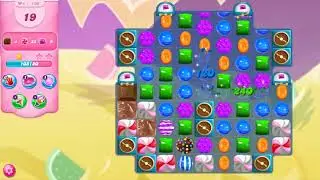 Candy Crush Saga Level #196 NO BOOSTERS | interesting level