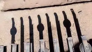 contoh folding gate full daun sebelum di lis join