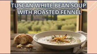 Tuscan White Bean Soup with Roasted Fennel | DR Greger's 'How Not to Diet' Cookbook Inspired Recipe