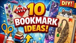 DIY BOOKMARK  IDEAS EASY TO MAKE AT HOME #diy #viralvideo #trending #craftyhome #viralvideo #art